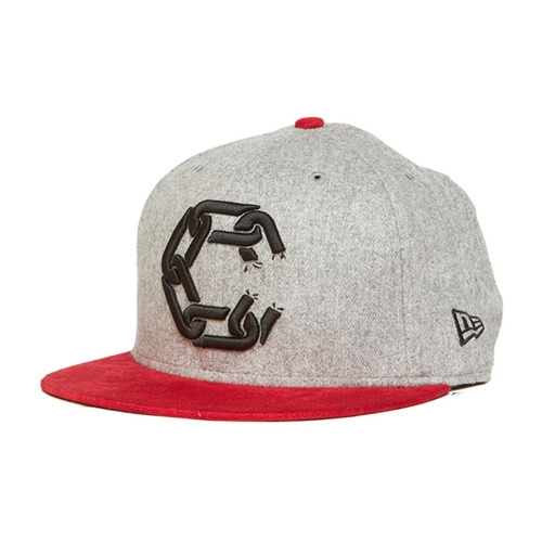 CROOKS &amp; CASTLES Mens Woven Fitted Cap - New Chain [1]