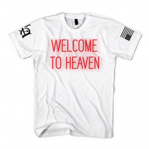 [45% Sale]  [Special Project] BLACK SCALE LA EXCLUSIVE &amp;#8211; WELCOME TO HEAVEN TEE