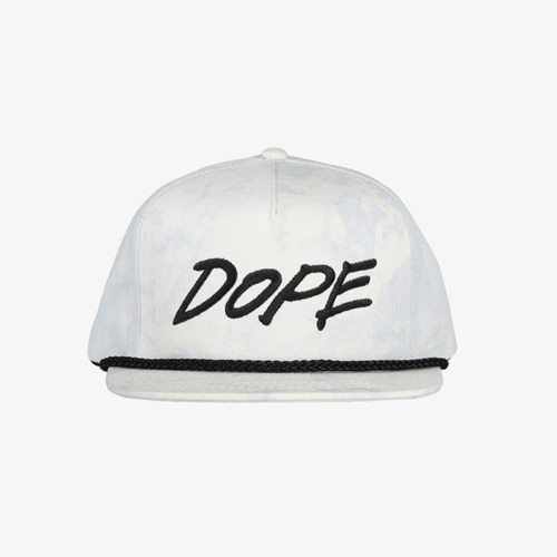 DOPE Tagged Snapback MINERAL WASHED ICE BLUE 
