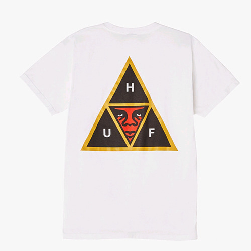 OBEY X HUF ICON FACE (WHITE)