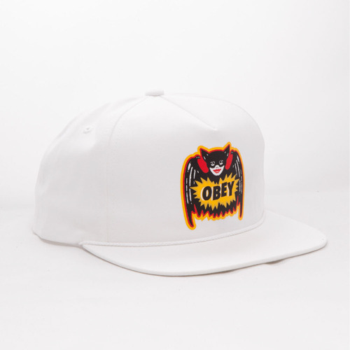 OBEY PULP COMIC SNAPBACK (WHITE)