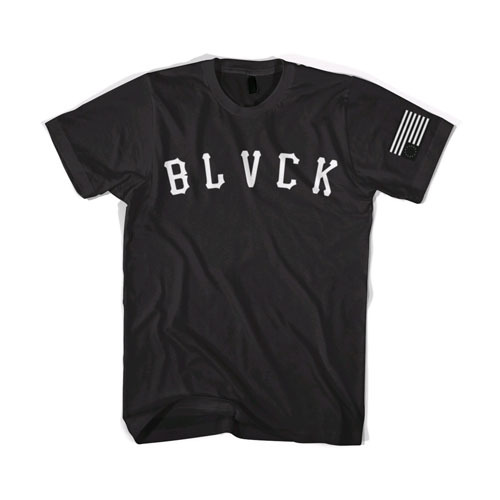 BLACKSCALE Grand Slam T-Shirt Black/White