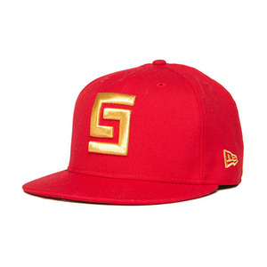 CROOKS &amp; CASTLES Mens Woven Fitted Cap - Greco Logo [2]