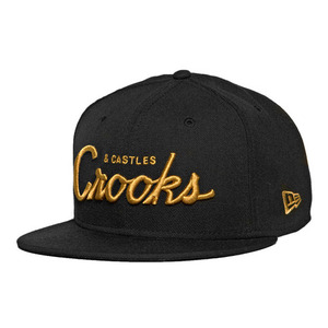 CROOKS &amp; CASTLES Mens Woven Fitted Cap - Team Crooks [4] 