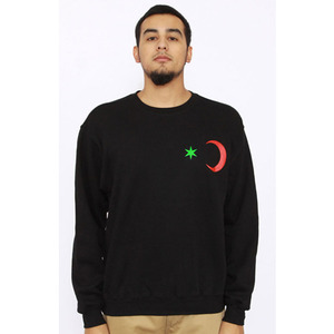 BLACK SCALE Six Point Star &amp; Crescent