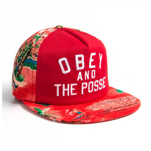 OBEY ADVENTURE SNAPBACK RED