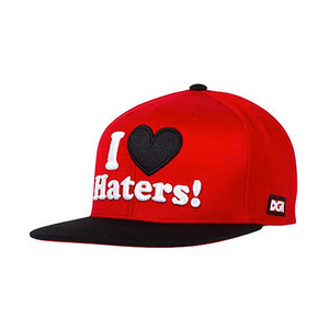 DGK Haters Snapback Cap (Red/Black)