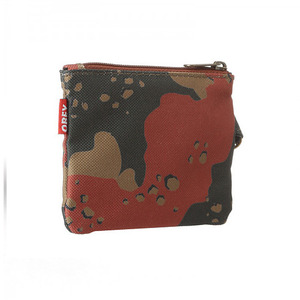 OBEY QUALITY DISSENT COIN POUCH TIGER CAMO