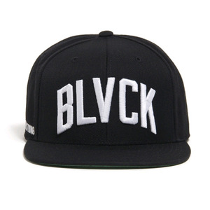 BLACK SCALE Wave Logo Snapback (Black)