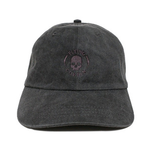 FLYING COFFIN SHOCKTROOPER PIGMENT DYED CAP (CHARCOAL)