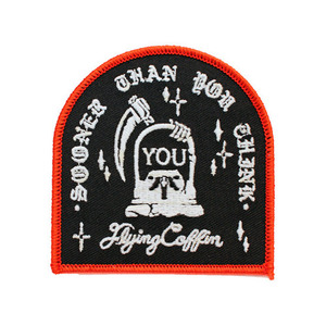 FLYING COFFIN SUDDEN DEATH PATCH (RED/GLOW)
