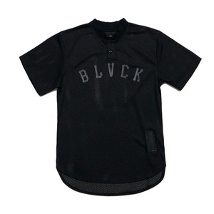 BLACK SCALE Guadalupe Warm Up Jersey (Black Mesh)