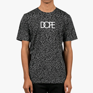 DOPE Leopard Logo Tee (Off-White)