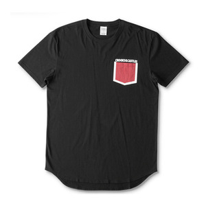 CROOKS &amp; CASTLES Men&#039;s Knit Pocket T-Shirt - Stonewall (Black) 