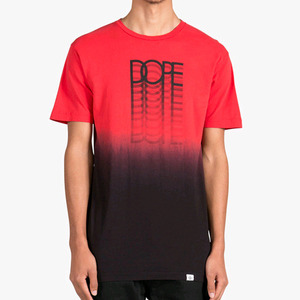 DOPE Faded Logo Tee (Infrared) 