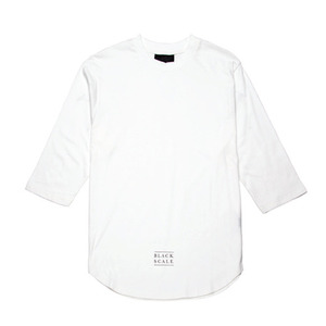 BLACK SCALE Southard Baseball T-Shirt (White)