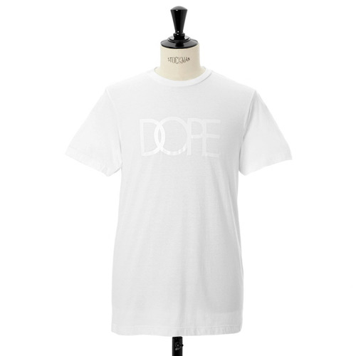 DOPE Glow-in-the-Dark Logo Tee White