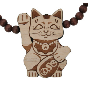 GOODWOOD NYC LUCKY CAT  PENDANT NECKLACE 