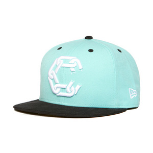 CROOKS &amp; CASTLES Mens Woven Fitted Cap - New Chain [2]