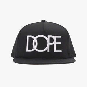 DOPE Logo Snapback (Black)