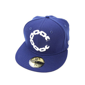 CROOKS &amp; CASTLES Mens Woven Fitted Cap - Chain C Dots [2]