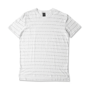 CROOKS &amp; CASTLES Men&#039;s Knit Crew T-Shirt - Storm (White) 