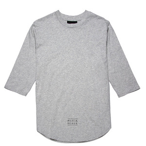 BLACK SCALE Southard Baseball T-Shirt (Grey)