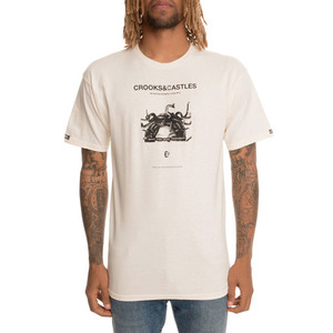 Crooks and Castles The You Mad Tee in WHITE