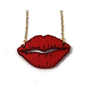 GOODWOOD NYC LIPS NECKLACE